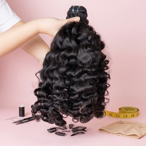 Extensiones de Cabello Rizado al Vapor Virgen Remy, Precio al por Mayor, Extensiones de Cabello Rizado Birmano, Gran Stock Listo para Enviar - Product Image 6