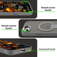 Coque arrière en métal et acrylique pour iPhone 16e SE4 SE 2025-Antichoc Anti-empreintes digitales 1.5MM d'épaisseur