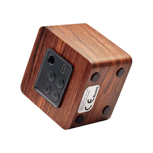 תיבת עץ מיני מרובע נייד עבור רמקול 5.3 קריאייטיב נגן מוסיקה קטנה אודיו סטריאו עבור מחשב ומתנות - Product Image 6