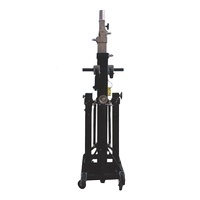 TECHTEAM en Oferta, Soporte de Acero para Line Array de Alta Capacidad de Carga (230 kg), Torre Elevadora de 5.3 m, Modelo MT-530, Certificación TUV CE, para Colgar Altavoces