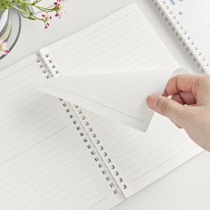 Carnet de notes <span class=keywords><strong>à</strong></span> spirale avec couverture en PP personnalisée avec logo B5, imperméable, pour les étudiants et l'utilisation au bureau - Product Image 4