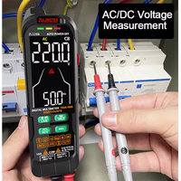 Multimeter Digital Pintar Pengisian Daya USB Harga Pabrik Detektor Tegangan Arus AC DC dengan Fitur Kapasitansi, Temperatur, dan Otomatis