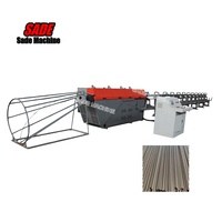Machine de redressement et de coupe de fil à grande vitesse SADE, contrôle PLC + écran tactile, 130 m/min, 7,5 kW, facile à utiliser, pour la construction, 3-12 mm