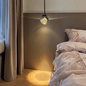 Lampadario a Sospensione Moderno e Lussuoso in Cristallo, Piccolo Lampadario per <span class=keywords><strong>Camera</strong></span> <span class=keywords><strong>da</strong></span> <span class=keywords><strong>Letto</strong></span> Principale, Sala <span class=keywords><strong>da</strong></span> Pranzo, Soggiorno e Parete di Fondo - Product Image 2