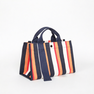 Custom Printed Canvas <b>Tote</b> <b>Bag</b> Geometric Cotton Shopping <b>Bag</b> Durable Handled Shoulder <b>Bag</b> for Daily Use - Product Image 1