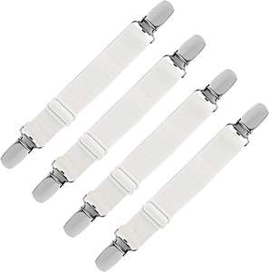 Sangles élastiques jetables en plastique pour draps de lit, efficaces et robustes, avec clips, acceptant la personnalisation OEM, pour chambre et buanderie - Product Image 1