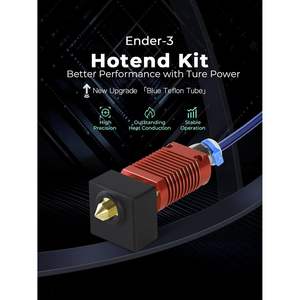 Kit de Hotend Creality Ender-3, disipador de calor de aluminio rojo, tubo de teflón azul para accesorios de impresora 3D Ender-3 Pro S - Product Image 2