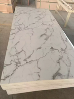 Haute Brillant 1220x2440mm 3mm PVC Panneau Mural/PVC Marbre UV Feuille Prix