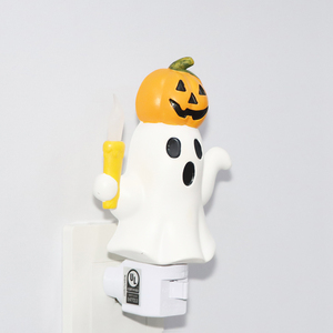 Lámpara LED de Calabaza Fantasma, Luz Nocturna de Halloween, Decoración Segura para Niños, Lámpara de ABS, Regalo Festivo para Sala de Estar, Venta al por Mayor - Product Image 2