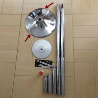 Barre de danse autoportante réglable en acier inoxydable de haute qualité, robuste et portable, sans perçage, pour pole dance