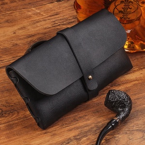 Economico Astuccio in Pelle <span class=keywords><strong>Vintage</strong></span> per Tabacco, Vassoi per Rollare, Borsa per Sigarette e Sigari, Set Regalo, Astuccio Vuoto - Product Image 1