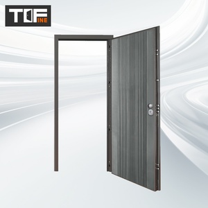 <span class=keywords><strong>Pas</strong></span> <span class=keywords><strong>cher</strong></span> Italie Chine Moderne Chaud Mdf Pivot 3d Panneau Mural Métal Blindé Aluminium Extérieur Entrée Acier <span class=keywords><strong>Porte</strong></span> de Sécurité pour la Maison - Product Image 3