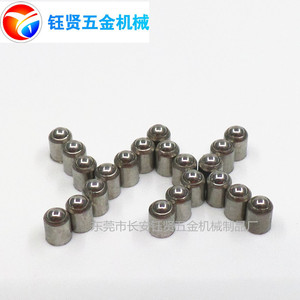 Yx <b>Miniature</b> Spring Loaded Ball Head Plunger D2 L3 Stainless Steel Precision Screw Cylindrical Head Fully Threaded Type - Product Image 2