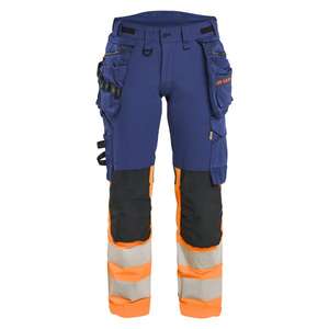 BLAKLADER - 702516488953C48 Pantalón Mujer Hi-Vis 4-Way stretch Azul marino/Naranja-EAN 7330509929032 ROPA DE TRABAJO DE 2017 - Product Image 1