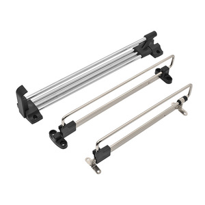Accesorios de almacenamiento de armario de buena calidad para dormitorio, cocina, colgador cuadrado, montaje superior, Riel de colgador de ropa extraíble - Product Image 3