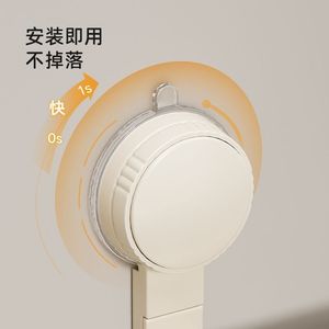 Suction Cup Towel Rack Adjustable Aluminum Alloy Telescopic Bar Bathroom Towel Storage Rack No Drilling Required - Product Image 2