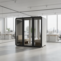 Cabine téléphonique insonorisée UNIBOOTH moderne pour bureau, cadre en aluminium de précision, installation rapide, bureau à domicile, personnalisable