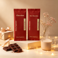 Petite pochette personnalisée imprimée avec du papier d'or pour le café et le thé, bord dentelé, thermoscellable, emballage en aluminium pour barre chocolatée
