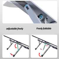 Stands Laptop Mini Portabel dari Aluminium Alloy dengan Desain Lipat untuk Tablet PC