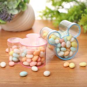 Conteneur de drague en plastique <span class=keywords><strong>à</strong></span> tête de Mickey 3D, conteneur pointu <span class=keywords><strong>à</strong></span> tête de souris de drague en plastique bon marché - Product Image 3