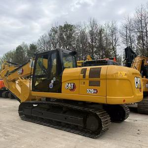 Excavadora de cadenas Caterpillar 320GX usada en buen estado, con componentes principales como motor, bomba y otros. - Product Image 3