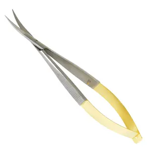 Spring Scissor Stainless Steel Curved Scissor low MOQ high quality professional manufactured best selling spring scissor