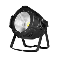 Projecteur de scène professionnel COB LED RGBW 4-en-1 200W avec volets coupe-flux pour théâtre, église, mariage