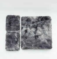 Ensemble de literie couette trois pièces nordique tie-dye housse de couette en tissu peluche doux linge de lit confortable élégant