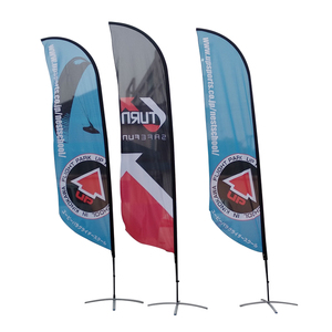 Quảng cáo biểu ngữ cờ tùy chỉnh lông cờ ngoài trời bãi biển cờ Giọt Nước Mắt biểu ngữ - Product Image 5