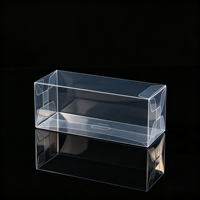 Boîte d'emballage cadeau personnalisée en PVC/PET transparent avec fenêtre et design imprimé pour le rangement