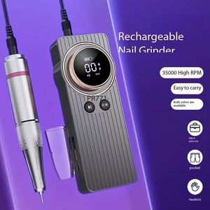 Machine à ongles sans fil rechargeable 35000 tr/min, polisseuse électrique professionnelle sans fil, lime à ongles, fournitures pour manucure en gros - Product Image 3