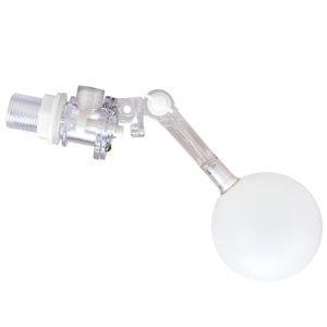 Válvula flotante en miniatura de plástico, reabastecimiento automático de agua para pecera, bola flotante hidráulica redonda transparente circular - Product Image 1