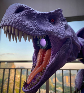 Beast Wars Super Warrior Tyrannosaurus Estilo Anime para Base de Estatua Coleccionable de Resina Pintada a Mano Ultrafina de Ciencia Ficción - Product Image 4