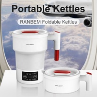 Ranbem 1026I Portable Électrique Pliable Voyage Chauffage Multifonctionnel Pliant Bouilloire Avec Eau Chaude Silicone Pichet Usage Domestique