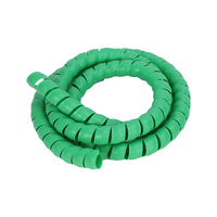 Protector de Cables en Espiral de PP Flexible, Mecánico e Hidráulico, Protector de Cables en Espiral de PP Negro Resistente al Desgaste