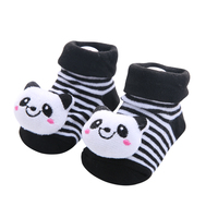 Nouvelles Chaussettes en Coton 3D Adorables à Motif Animal pour Bébé