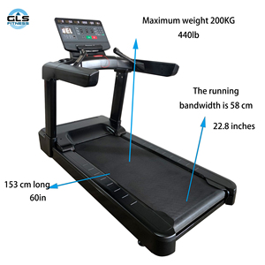 Phòng tập thể dục thương mại Máy chạy bộ LCD nhỏ gọn với khóa an toàn tự động nghiêng và ổ điện tốc độ cao-Mua trực tuyến - Product Image 3