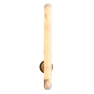 Lámpara de Pared LED de Latón y Alabastro, Moderna y Lujosa, <span class=keywords><strong>para</strong></span> Dormitorio, Baño, Aplique de Mármol Español, Luz Cálida de 3000K, 3 Años de Garantía - Product Image 6