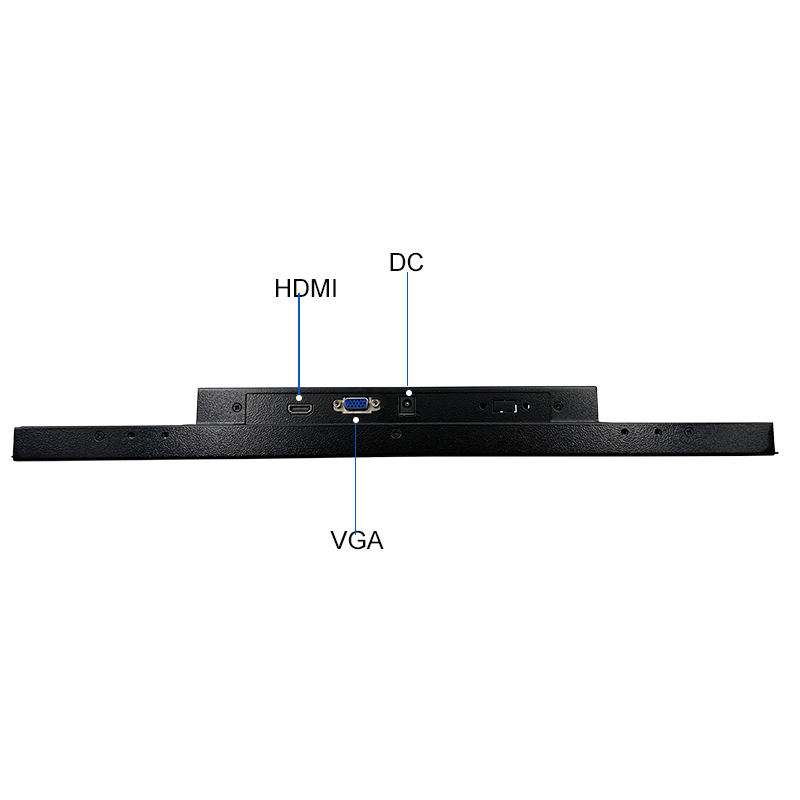 19.2 Inch 1440*900 HD-MI VGA AV 4-wire Resistive Touch Screen Metal Case TFT LED Backlit Desktop Industrial LCD Monitor OEM ODM