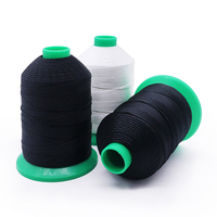 Fil à coudre en nylon 100% teint Hongqiao 300d/3 haute ténacité pour la fabrication de bracelets au crochet, écologique et résistant aux produits chimiques