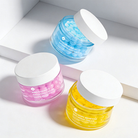 Crème hydratante éclaircissante pour le visage à marque privée, enrichie en niacinamide et capsules de collagène rose