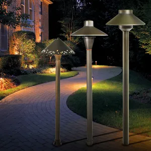 Pilier lumineux de jardin Simple et moderne, imperméable, lampes de pelouse LED 12V, basse tension, éclairage de cour