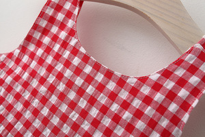 Vestido de Verano para Bebés al por Mayor, Ropa para Niñas, Vestidos con Volantes de Hada y Lazo Rojo de Proveedor Chino - Product Image 5