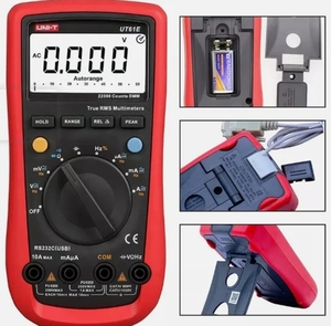 Neues Original UNI-T UT61E Digitales Auto-Range-Multimeter mit 1 Jahr Garantie Hergestellt in China - Product Image 2