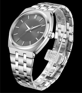 Relojes calientes para hombre, marca de lujo de alta calidad, reloj de banda de acero a la moda, reloj personalizado resistente al agua con fecha informal ultrafino de fábrica - Product Image 2