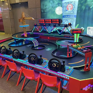 Commerciale 6 giocatori per bambini gioco di corse pista di Slot <span class=keywords><strong>Car</strong></span> Set con volante sistema Timer per giochi al coperto pista da corsa gioco - Product Image 2