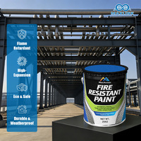 Pintura de Revestimiento Ignífuga Intumescente de Tipo Especial Delgado para Estructuras de Acero en Exteriores de Edificios Industriales y Fábricas
