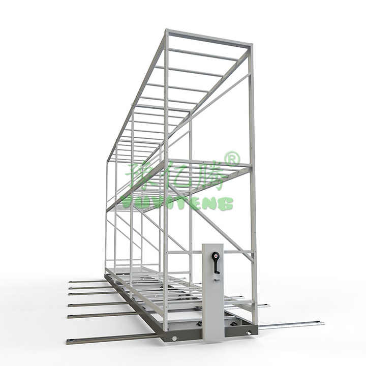 Mobile Grow Racking Automatic Grow Kit Racks Shelves Farming Movable ...