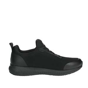 Chaussures décontractées noires à enfiler pour hommes, légères et confortables, mocassins de marche avec doublure en mesh et semelle extérieure en caoutchouc - Product Image 4