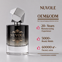 Nouveauté - Flacon de parfum noir de 50 ml, flacon de parfum en verre cylindrique de 30 ml, coffret cadeau de parfum de 100 ml, flacons vides avec emballage